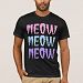 Pastel Goth Meow Meow Meow T-shirt