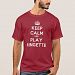 Ringette Keep Calm Play Unisex Dark T-Shirt