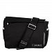 Ju-Ju-Be Better Be Messenger Diaper Bag with Insulated Bottle and Zippered Pockets, Black and Silver