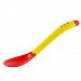 2 Baby Feeding Spoon Utensil Temperature Sensing Change Color Safety Silicon Tip for Kids Feeding (red + yellow)