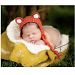 Cute Newborn Boy Girl Baby Costume Outfits Photography Props Fox Hat (Orange)