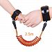 Anti-lost Wrist, Dlife Toddler Reins Safety Wrist Link 2.5m Adjustable Wrist Link Walking Hand Belt for Children Kids Walking (Orange)