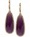 lonna & lilly Large Stone Drop Earrings