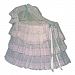 BabyDoll Ribbons and Lace Bassinet Liner/Skirt & Hood/Valance, Blue, 13"x29"