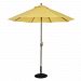 725w56059 - Galtech International - Manual Lift - 7.5' Round Umbrella 56059: Dorsett Cherry W: WhiteSunbrella Custom Colors -