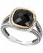 Eclipse by Effy Onyx Ring in Sterling Silver & 18k Gold