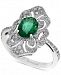 Brasilica by Effy Emerald (1-1/8 ct. t. w. ) and Diamond (1/3 ct. t. w. ) Ring in 14k White Gold