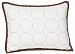 Bacati Quilted Circles White/Chocolate Boudoir