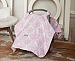 Carseat Canopy (Angelina) Baby Infant Car Seat Cover W/attachment Straps and Minky Fabric