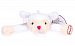 Anamazees, The First 5-in-1 Pacifier, Lovie the Lamb, 7 Inches/White, (Baby Rattle, Sings ABC's, Squeak Toy, Plush Animal Detachable Paci Holder)