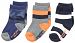 OshKosh B'Gosh Baby-Boys Newborn 3 Pack Camo Socks, Orange Multi, 3-12 Months
