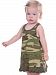 Kavio! Infants Girls Camouflage A-Line Tank Dress Camo Army Green 24M