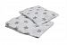 Bacati 2 Piece Stars Ikat Muslin Crib Sheets, Grey