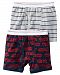 Carter's Little Boys' Boxer Brief 2-pack (8, Gray)