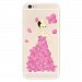 iPhone 7 Plus Case, Nurbo Fashion Petal Girl Printed Slim Fit TPU Protective Case Cover for iPhone 7 Plus[5.5inch] (C)