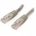 StarTech Com 15 Ft Gray Molded Cat5e UTP Patch Cable Category 5e 15 Ft 1 X RJ 45 Male Network 1 X RJ 45 Male Network Gray H3C00OICV-1610