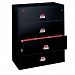 Fire King Fireproof Four Drawer Lateral File 38"W Parchment