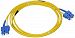 C2G / Cables to Go 34539 SC/SC Plenum-Rated 9/125 Duplex Single-Mode Fiber Patch Cable, Yellow (6.56 Feet/ 2 Meter)