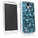 BoxWave LuxePave Samsung Galaxy S4 Case - Hybrid Hard Plastic Mosaic Pattern Case Cover with Shimmer Shiny Mosaic Design - Lightweight Durable Anti-Slip Protection for the Samsung Galaxy S4 (Teal)