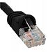 PATCH CORD CAT 5e MOLDED BOOT 25 BK H3C0COEL6-2910