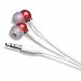 MobileSpec In-Ear Earbud Headphone for iPods/MP3 Players with 3.5mm Plug (Red)