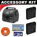 DB ROTH Deluxe Accessory Kit for Olympus E-520, E-510, E-500, E-30, E-3, E-330, E-300, E-1, C-8080, C-7070, C-5060 Digital Cameras