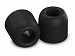 Comply Premium Replacement Foam Earphone Earbud Tips - Isolation T-500 (Black, 3 Pairs, Medium)