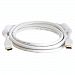 PTC 10 ft High Speed HDMI 1.3 Category 2 Certified WHITE Cable w/Ferrite Cores (Gold Plated Connectors)