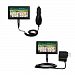 Gomadic Car and Wall Charger Essential Kit for the Garmin Nuvi 1490T - Includes both AC Wall and DC Car Charging Options with TipExchange