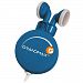 Grandmax Retractable Stereo Earbuds - Blue