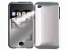 Scosche metalliKASE Case and Mirror Screen Protector for iPod touch 4G (Chrome)