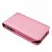 Skque Pink Leather Case for Apple Iphone 4 / 4G Series