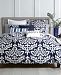 Charter Club Damask Designs Supima Cotton Navy 2-Pc. Twin Duvet Set, Created for Macy's Bedding