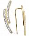 Diamond Curve Cuff Earrings (1/5 ct. t. w. ) in 14k Gold
