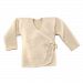 LANACARE Organic Wool Baby Sweater, Natural White, size 50 (0-3 mo)