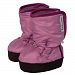 7AM Enfant 500 Soft -Soled Booties, Water Repellent Insulated and Quilted - Pink/Grape, Small