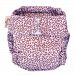 CuteyBaby All-in-One Washable Diaper, Purple Cheetah