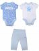 3 PCS Set: Puma Infant Short Sleeve Romper / Onesie & Pant Set 3-6M Multicolor