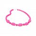 Bitey Beads Silicone Teething Nursing Necklace 32'' (Hot Pink)