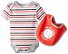 Bon Bebe Baby Boys' "Major League Cuteness" 2-Piece Outfit - red/multi, 0 - 3 months