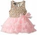 Mud Pie Baby-Girls Newborn Leopard Dress, Pink, 6-9 Months