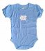 Creative Knitwear NCAA College Newborn Baby Puff Sleeve Creepers (0-3 Months, North Carolina - Blue)