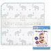 SwaddleDesigns Ultimate Swaddle Blanket, Made in USA, Premium Cotton Flannel, and The Happiest Baby DVD Bundle, Elephant and SeaCrystal Chickies