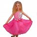 Dressy Daisy Girls' Sequined Diamond Party Pageant Dresses Wedding Flower Girl Tulle Dress Size 2-3T Hot Pink
