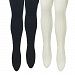 Bowbear Toddler Girl 2-Pair Cable-Knit Tights, Beige & Black (Size 2-3)