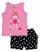 Pulla Bulla Baby Girl Outfit Shirt and Denim Skorts for 3-6 Months - Bubblegum