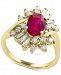 Amore by Effy Certified Ruby (1-3/8 ct. t. w. ) and Diamond (5/8 ct. t. w. ) Ring in 14k Gold, Created for Macy's