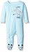The Children's Place Boys' Family Sleep and Play Romper, Crystal Mint, 0-3 Months