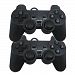 Bowink USB Pc Computer Vibration Shock Wired Gamepad Game Controller Joystick Game Pad (Black and Black)