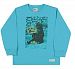 Pulla Bulla Toddler boy long sleeve graphic t-shirt ages 1 year - Turquoise